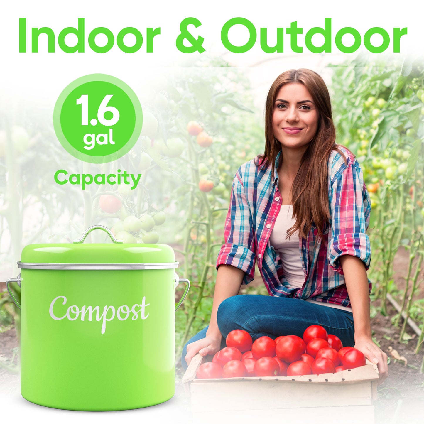 Countertop Compost Bin – Naturally Crated