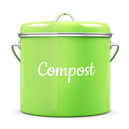 Compost Bin, LALASTAR Countertop Compost Bin with Lid, Kitchen Compost  Container, Odorless Compost Bucket for Kitchen Food Waste with Carrying  Handle